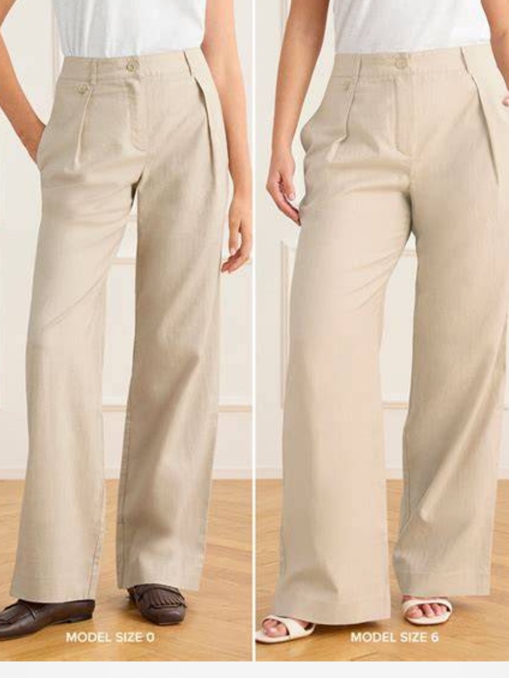 Cabi Pembroke trousers size 6 ecru